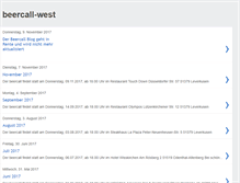 Tablet Screenshot of beercall-west.blogspot.com