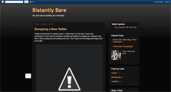 Desktop Screenshot of blatantlybare.blogspot.com
