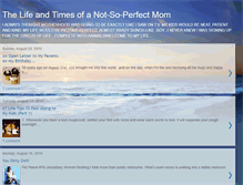 Tablet Screenshot of notsoperfectmom.blogspot.com