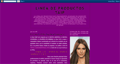 Desktop Screenshot of lineadeproductostaip.blogspot.com