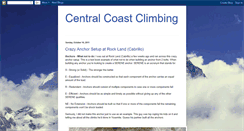 Desktop Screenshot of centralcoastclimbing.blogspot.com