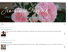 Tablet Screenshot of jen-uinelyinspired.blogspot.com