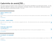 Tablet Screenshot of caderninhodeanotacao.blogspot.com