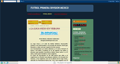 Desktop Screenshot of futboldeprimeramexico.blogspot.com