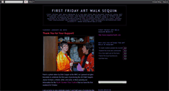 Desktop Screenshot of firstfridayartwalksequim.blogspot.com