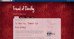 Desktop Screenshot of friend-o-dorothy.blogspot.com