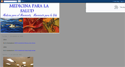 Desktop Screenshot of medicinaparalasalud.blogspot.com