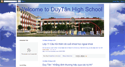 Desktop Screenshot of duytanhighschool.blogspot.com