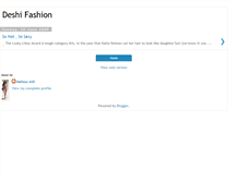 Tablet Screenshot of deshifashion.blogspot.com