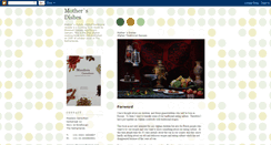 Desktop Screenshot of mothers-dishes.blogspot.com