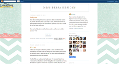 Desktop Screenshot of missbessa.blogspot.com