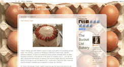 Desktop Screenshot of bucketlistbakery.blogspot.com