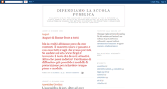Desktop Screenshot of difendiamolascuolapubblica.blogspot.com
