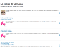 Tablet Screenshot of lacocinadeconluana.blogspot.com