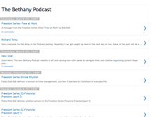 Tablet Screenshot of bethanypodcast.blogspot.com