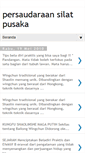 Mobile Screenshot of persaudaraansilatpusaka.blogspot.com