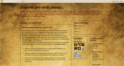 Desktop Screenshot of lugaresporondepassei-historia11.blogspot.com