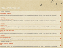Tablet Screenshot of free-directories-list.blogspot.com