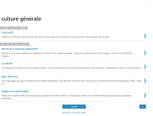 Tablet Screenshot of culturepopulaire1.blogspot.com