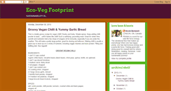 Desktop Screenshot of ecovegfootprint.blogspot.com