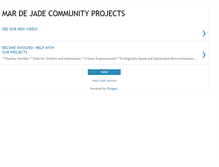 Tablet Screenshot of mardejadecommunityprojects.blogspot.com