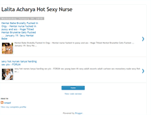 Tablet Screenshot of lalita-acharya-hot-sexy-nurse-bahrain.blogspot.com