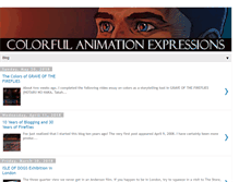 Tablet Screenshot of colorfulanimationexpressions.blogspot.com