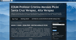 Desktop Screenshot of cristinomoralespicon.blogspot.com