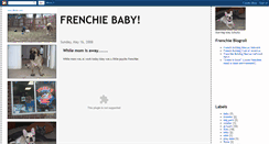 Desktop Screenshot of frenchiebaby.blogspot.com