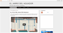 Desktop Screenshot of eljarrodelaguador.blogspot.com