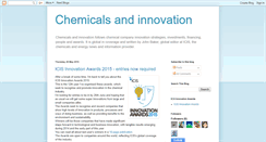 Desktop Screenshot of chemicals-and-innovation.blogspot.com