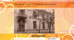 Desktop Screenshot of escuela3de10.blogspot.com