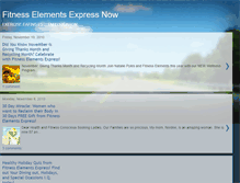 Tablet Screenshot of fitnesselements.blogspot.com