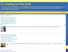 Tablet Screenshot of co-creatingournewearth.blogspot.com