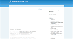 Desktop Screenshot of annonceventeauto-35.blogspot.com