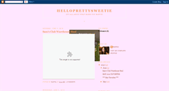 Desktop Screenshot of helloprettysweetie.blogspot.com