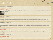 Tablet Screenshot of linhasdesintra.blogspot.com