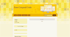 Desktop Screenshot of couponcodesdiscount.blogspot.com