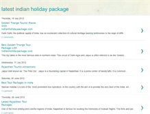 Tablet Screenshot of latestindianholidaypackage.blogspot.com