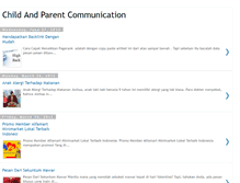 Tablet Screenshot of childandparentcommunication.blogspot.com