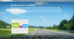 Desktop Screenshot of classifiedadposting.blogspot.com