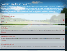Tablet Screenshot of classifiedadposting.blogspot.com