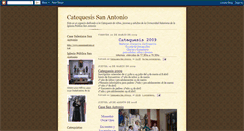 Desktop Screenshot of catequesissanantonio.blogspot.com