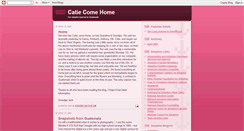 Desktop Screenshot of catiecomehome.blogspot.com
