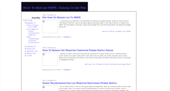 Desktop Screenshot of howtorepairsmps.blogspot.com