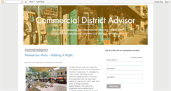 Desktop Screenshot of commercialdistrictadvisor.blogspot.com