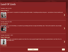 Tablet Screenshot of landoflindz.blogspot.com