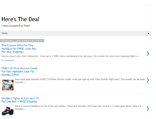 Tablet Screenshot of heresthedeal4you.blogspot.com
