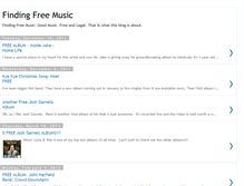 Tablet Screenshot of findingfreemusic.blogspot.com