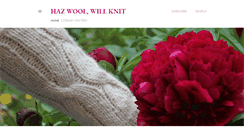 Desktop Screenshot of hazwoolwillknit.blogspot.com